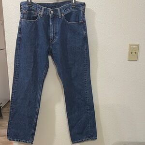 Levi's Dark Blue Straight Jeans